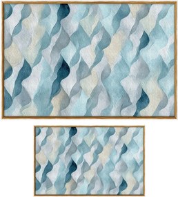 Modré kúpeľňové predložky v súprave 2 ks 60x100 cm – Foutastic