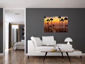 Obraz - Panorama Los Angeles (90x60 cm)