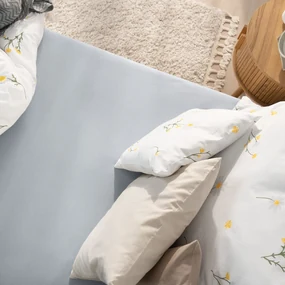 Goldea plachta jersey s napínacou gumou - sivá 200 x 220 cm