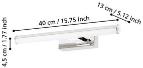 Eglo 97081 - LED Kúpeľňové osvetlenie zrkadla VADUMI 1xLED/7,4W/230V