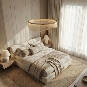 Toolight Toolight, LED závesné svietidlo 40cm, 20W, 1500 lm, G144-CP, zlatá, OSW-04700