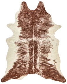Koberec z umelej kožušiny 150 x 200 cm hnedý ZEIL Beliani