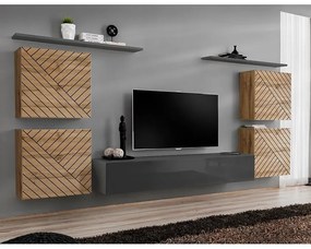 Obývacia Stena Switch IV Line Wotan/Grafit