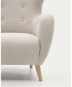 Béžové kreslo ušiak Patio – Kave Home