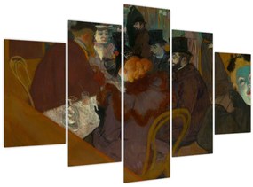 Obraz - Henri de Toulouse-Lautrec, At the Moulin Rouge, reprodukcia (150x105 cm)