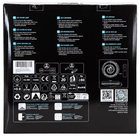 Aigostar - stmievateľné LED stropné svietidlo 60W/230V 2700-6500K priemer 52,7 cm chróm + diaľkové ovládanie