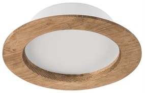 LED Podhľadové svietidlo WOODY SPOT LED/12,5W/230V 3000K orech ? 16 cm