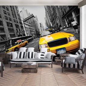 Fototapeta - Žlté taxi (152,5x104 cm)