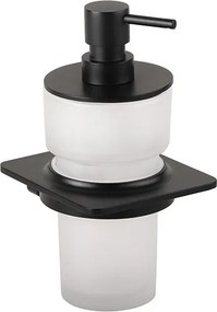 Bemeta Design ORGANIC BLACK: Dávkovač mydla, 300 ml, sklo - 167109560