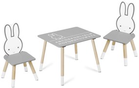 Detský stôl Bunny s dvoma stoličkami Ricokids RC-847