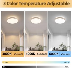 BRILAGI - stmievateľné LED svietidlo GLASS POOL DOUBLE LED/48W/230V 40 cm béžová + diaľkový ovládač