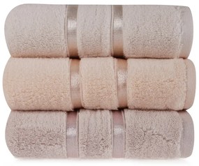 Sada 3 ks ručníků Dolce žlutá/lila/lososová