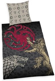 Bavlnené posteľné prádlo Herding Game of Thrones,135 x 200 cm, 80 x 80 cm