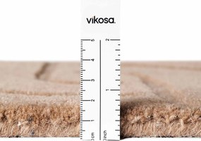Vikosa, Kusový koberec Vikosa Arcura 106300 Brown kruh, 150x150 (priemer) kruh, hnedá, obývacia izba