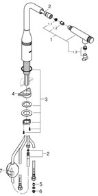 GROHE 31615000 - Drezová batéria ESSENCE SMARTCONTROL 366 mm lesklý chróm