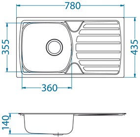 ALVEUS CZ BASIC 170, 780x435 1x FI 114 ECO F new