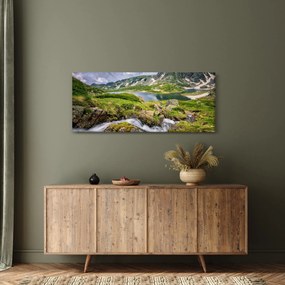 Obraz - Pohľad na horu Rila (120x50 cm)