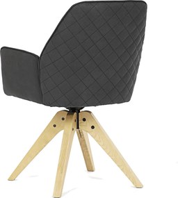 Jedálenské kreslo HC-539 BK3 Farba: Čierna