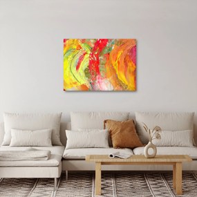 Obraz abstrakcie - maľba (70x50 cm)