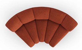 Ženilkový modul pohovky v tehlovej farbe (variabilný roh) Lupine – Micadoni