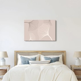 Obraz - Béžové listy N⁰6 (90x60 cm)