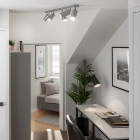 Brilagi - Kúpeľňové bodové svietidlo SELE 6xGU10/30W/230V IP44 strieborná