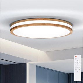 Brilagi-LED Stmievateľné svietidlo MOLINA LED/72W/230V 3000-6500K dub pr. 78 cm+DO