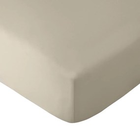Béžová napínacia plachta 185x200 cm So Soft Non–Iron – Catherine Lansfield