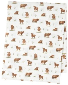 Bavlnený obrus 132x178 cm Angus Highland Cow – Catherine Lansfield