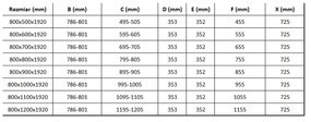 Mexen Lima, sprchovací kút so skladacími dverami 70 (dvere) x 70 (stena) cm, 6mm číre sklo, čierny profil + slim sprchová vanička biela s čiernym sifónom, 856-070-070-70-00-4010B