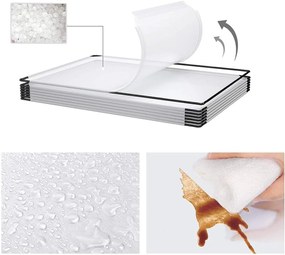 SongmicsHome Ohrádka pre malé zvieratá z priehľadného plastu BEN, 143x71x47cm, transparentná