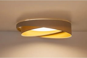 LED stmievateľné stropné svietidlo SM. GALAXY M. LED/24W/230V pr. 55 cm béžová/zlatá + DO