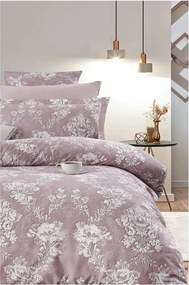 Ružové predĺžené obliečky na dvojlôžko z bavlny Renforcé s plachtou/4-dielne 200x220 cm – Mila Home