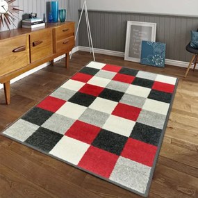 Koberce Breno Kusový koberec LOTTO 923/FM6X, červená, viacfarebná,160 x 235 cm