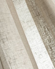 Záves so systémom FLEX (jednoduché spony flex) farba produktu béžová látka polopriehľadný, zapletaná, ľanová