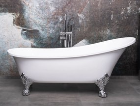 Rea Sparta, voľne stojaca retro vaňa 175x70 cm, biela lesklá, KPL-W1101