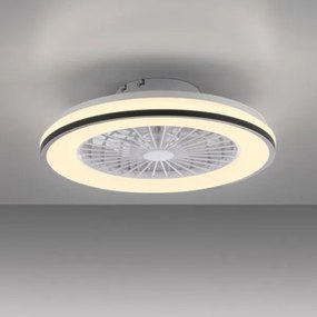 JUST LIGHT. 14447-18 - LED RGBW stmievateľný stropný ventilátor LENO LED/44W/230