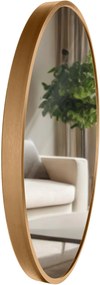 Nástenné zrkadlo Elsie M 323822 - 45x45 cm - Zlatá mat