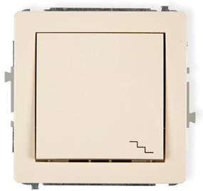 Vypínač schodisko béžový D DWP-3