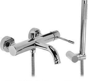 Rea Lungo Diamond, vaňová batéria s ručnou sprchovou súpravou, chrómová, REA-B6447