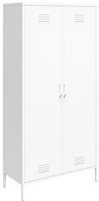 Biela kovová šatníková skriňa 90x185 cm Mission District - Støraa