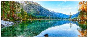 Obraz - Jazero Hintersee (120x50 cm)