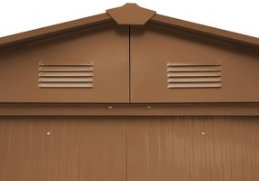 Záhradný domček BestBerg ZDB-2D / 2,5 m² / 194 x 131 x 184 cm / červené drevo / hnedá