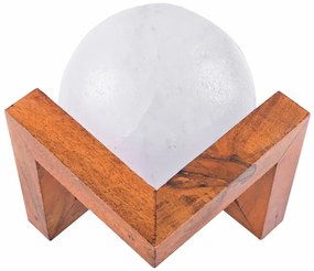Soľná lampa Mesiac