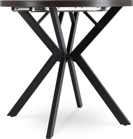 PROXIMA.store - Okrúhly rozkladací stôl DORIAN FARBA: biela, FARBA NÔH: biela