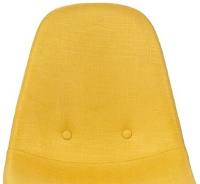 Noela Látková jedálenská stolička MARIE žltá