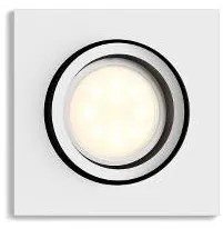 PHILIPS HUE Zápustné bodové LED inteligentné osvetlenie HUE MILLISKIN, 1xGU10, 5W, teplá biela-studená biela, št