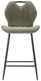 Zelené barové stoličky v súprave 2 ks (výška sedadla 65 cm) Muli – Marckeric