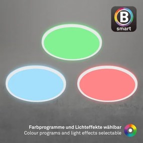 Briloner 7494016-LED RGBW stmievateľné stropné svietidlo SMART LED/22W/230V 4000K s diaľkovým ovládaním Wi‑Fi Tuya