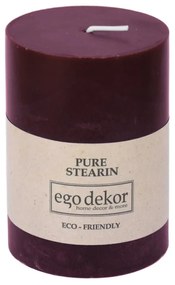 Vínovočervená sviečka Eco candles by Ego dekor Friendly, doba horenia 37 h